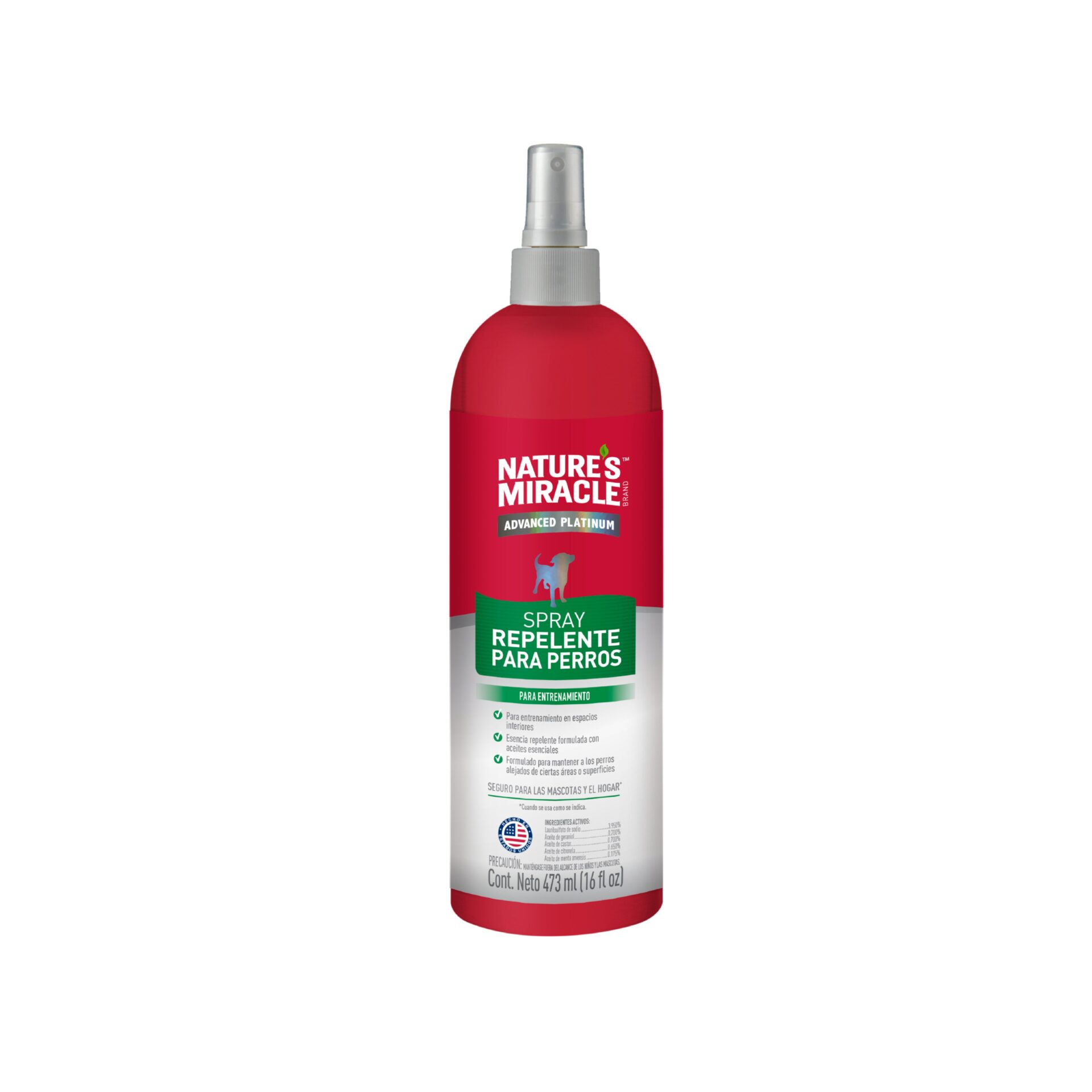 Natures Miracle Advanced Platinum Spray Repelente perros, 473ml