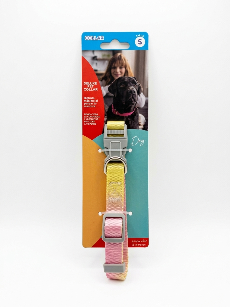 Buen Amigo Collar Deluxe para Perros (Talla S)